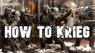 How to paint: Death Korps of Krieg, Veteran Guardsmen, Warhammer 40k.