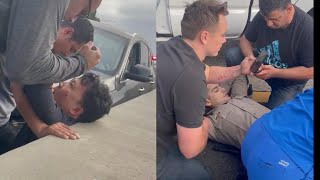 Passersby Stop Suspect Who Allegedly Shot Cop