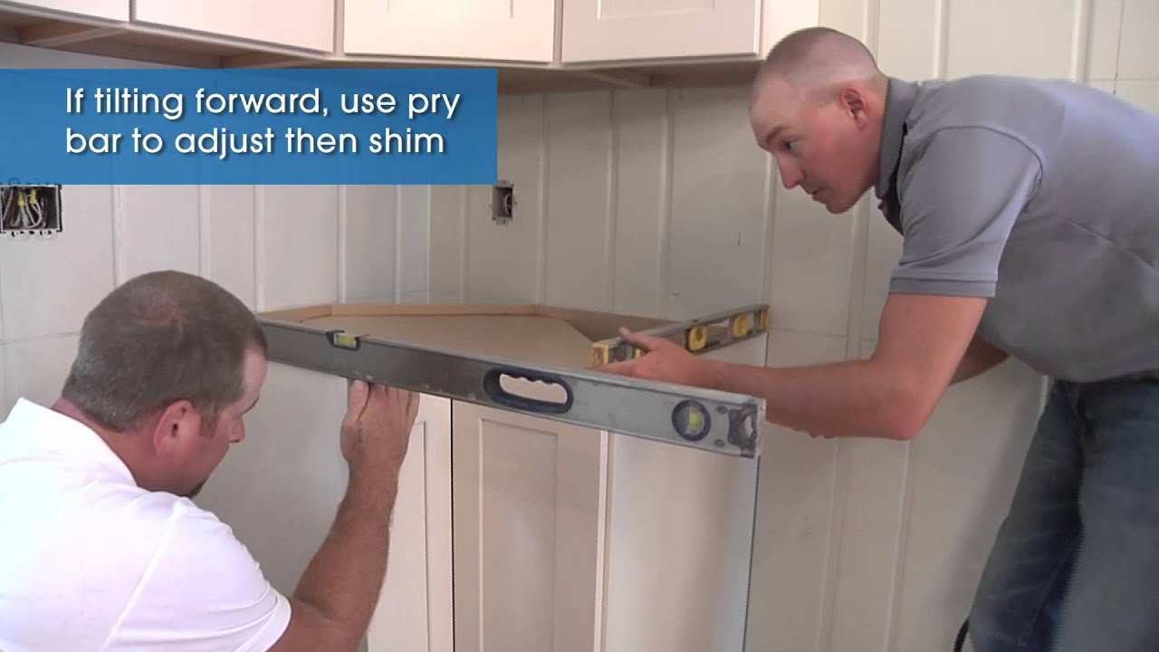 Base Cabinet Installation - YouTube