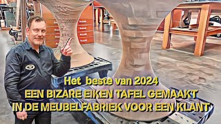 Een bizare mooie eiken tafel maken met de cnc en veel handwerk | Het beste van 2024