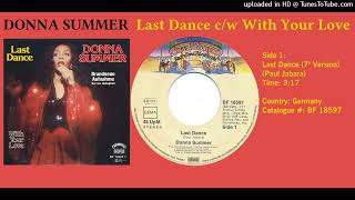 Donna Summer - Last Dance (Single Version)
