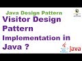 Visitor Design Pattern Implementation in Java ? || Design Pattern Interview Question