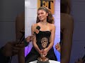 Zendaya on not giving shoutout to Tom Holland 😂😂 @zendaya @EntertainmentTonight