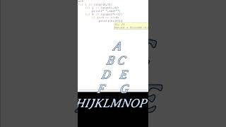 Alphabet Hollow Pyramid Pattern For Loop #shorts #technology #education #pythonprogramming #tech