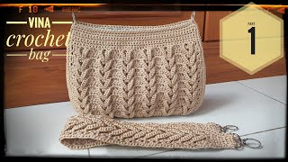 easy tutorial crochet/vina bag with miu miu crochet bag motif/part 1