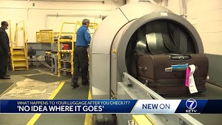 The TSA takes KETV behind the scenes of checked bag security