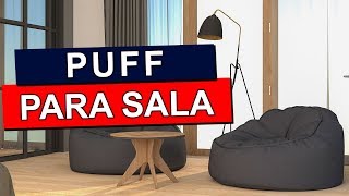 40 PUFFS PARA SALA COM MODELOS APAIXONANTES