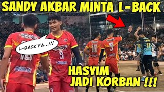 Bahaya!!! Spike Keras Sandi Akbar Headshot Hasyim di Voli Tarkam Terbaru Singotoko Cup 6 2023