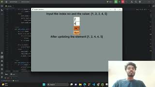 A Basic Data structure Project Using python Tkinter (Array and linked list)