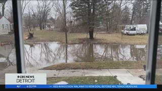 Detroit residents upset about persistent flooding in neighborhood