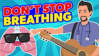 Don't Stop Breathing Song | Nurse Mike's Memory Music for Nursing Students