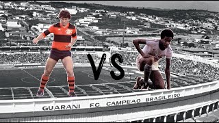 Zico vs Jorge Mendonça: Flamengo x Guarani ► Campeonato Brasileiro 14/04/1982