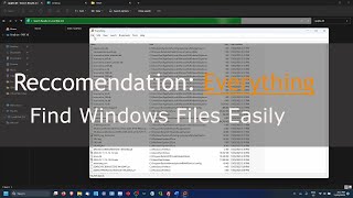 Everything: The Ultimate Windows File Search Tool