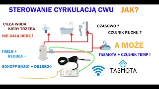 Ciepła woda kiedy potrzeba czyli sterowanie pompą cyrkulacji CWU , moduł sonoff plus Tasmota