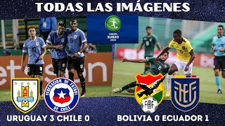 URUGUAY 3 CHILE 0, ECUADOR 1 BOLIVIA 0. LOS RESÚMENES CON TODAS LAS IMÁGENES, SUDAMERICANO SUB 20