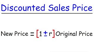 How To Calculate The Sales Price After Discount