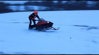 VINTAGE SNOWMOBILE GOON RIDING!