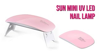 I bought SUN mini UV LED Nail Lamp |  Nail polish dryer honest review | #1