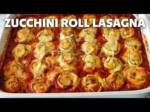 Courgette Roll Lasagna on Turkey Bolognese Recipe