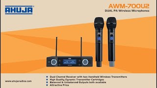 Unboxing and Review of AHUJA AWM 700U2 UHF Wireless Microphone | The Ultimate Audio Solution