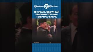 Momen Hangat 3 Presiden Bertemu: SBY Peluk Jokowi Sambil Bisik-Bisik, Prabowo Tertawa Terbahak-Bahak