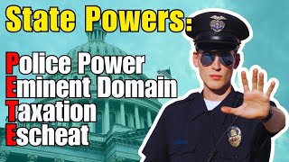Government powers in Real Estate: Police Power, Eminent Domain, Taxation, Escheat (PETE)