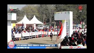 57th National X Country championships Guwahati Assam 2023 U-18 boys 6 kelomiter