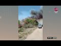 fuego descontrolado en traslasierras