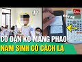 Cô dặn KHÔNG MANG TÀI LIỆU vào phòng, nam sinh liền có CÁCH LẠ | 3 PHÚT TV