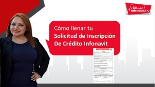 COMO LLENAR TU SOLICITUD DE CRÉDITO INFONAVIT | Doovi