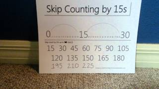 Skip Count by 15's song