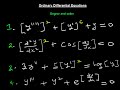 Order and degree (Ordinary differential equations)-3