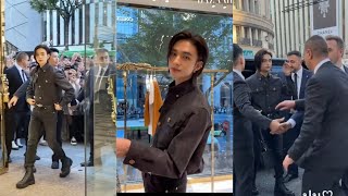 Stray Kids Hyunjin(현진) At the Versace ginza store Tokyo 2023