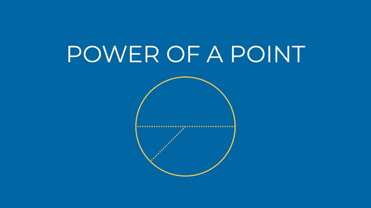 Power Of A Point - YouTube