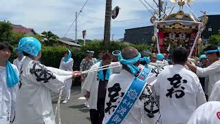 20230604 茅ヶ崎　本村八坂神社　神輿修復記念渡御　祭り⑥