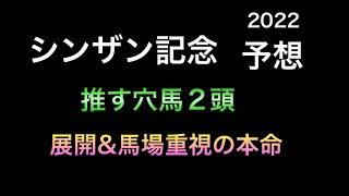 【競馬予想】 シンザン記念 2022 予想