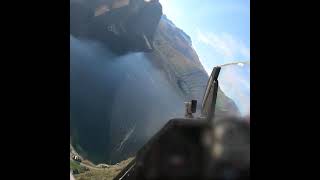 Inside a Norwegian F-16A MLU low flying over Sunnmøre