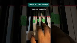 Belinda Carlisle -Heaven is a place on earth tutorial fácil para piano #hits #pop #80s #top10 #hit