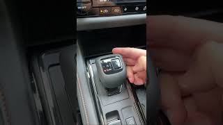 The Nissan Pathfinder has an interesting gear selector