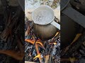 making a delicious tea in the wild camping inwild bushcraft campcooking campfire