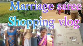 My marriage saree shopping vlog 👜👗 | கல்யாண புடவை ஷாப்பிங்