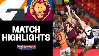 GWS v Brisbane Highlights | Round 16, 2019 | AFL