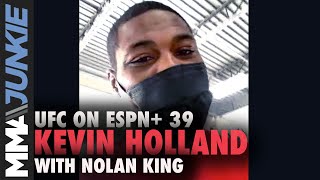 Kevin Holland steps in for another short-notice fight | UFC on ESPN+ 39 pre-fight interview