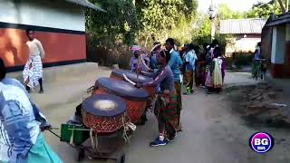 Adivashi dance - ଆଦିବାସୀ ସାନ୍ତାଳୀ ସମ୍ପ୍ରଦାୟର ଡାଙ୍ଗୁଆନ ଆଦିବାସୀ ନୃତ୍ୟ  : bg news odisha