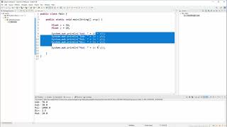 Java Tutorial - 6 - Arithmetic Operations - Simple Calc