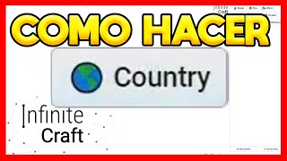 ✅COMO HACER PAIS EN INFINITE CRAFT