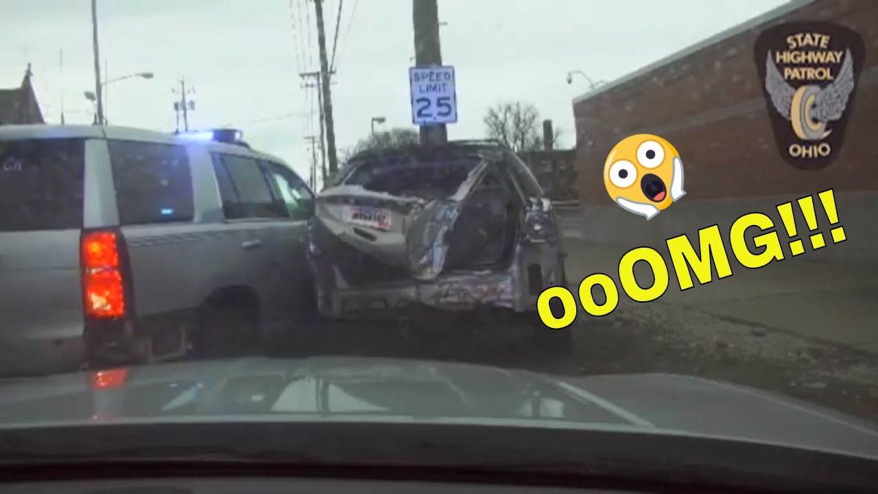 Dash Cam Police Chase In Cleveland Ohio 2019 - Woman Go Crazy On The ...