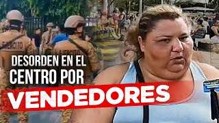 💥VENDEDORES quieren TOMARSE el CENTRO HISTORICO no quieren IRSE frente a SOLDADOS y el CAM