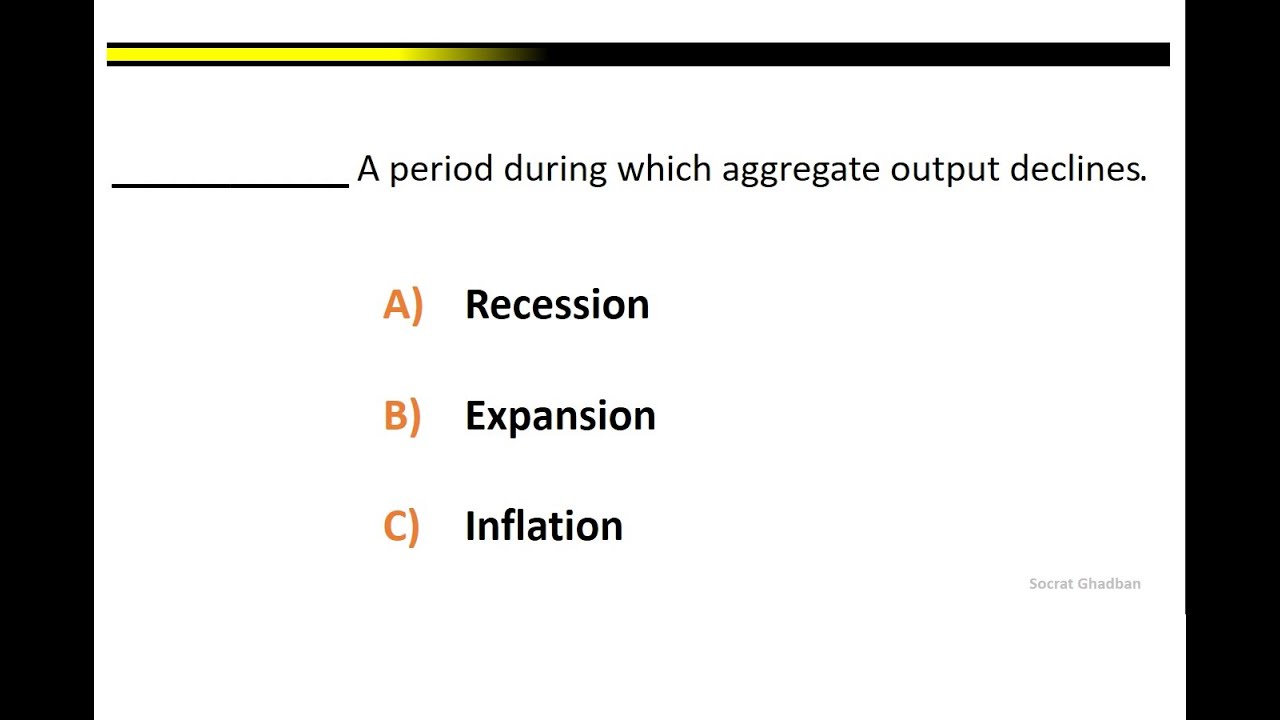 Economics Quiz Questions And Answers: Introduction To Macroeconomics ...