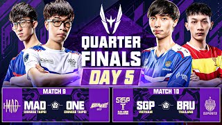 AWC 2021 | Quarter Finals | Day 5